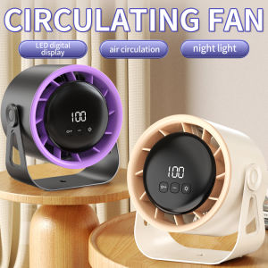 Alston X8 High Speed turbine Desk Fan Rechargeable Fan 100 Gears Strong Wind Digital Display Fan