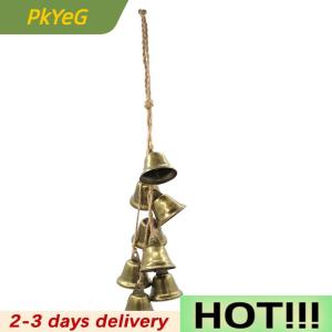 PkYeG Witch Bell Protection For Door Knob Hanger Wind Chime Witchy Thing Clear Negative Energy Witchcraft Supplies For Boho Home Decor