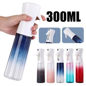 2021 New Gradient Color 300ML Super Fine Mist Continuous High Pressure Empty Spray Bottle Gardening Watering
