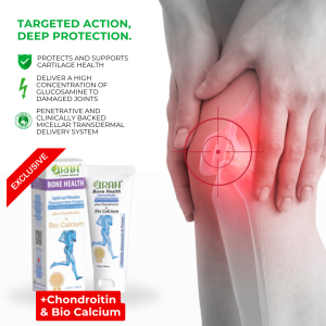 URAH Bone Health Micellar Glucosamine 10% + Chondroitin + Bio Calcium Cream 50G