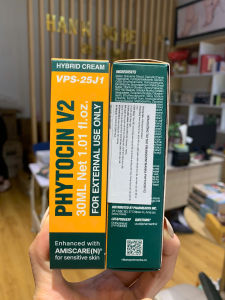 [CHÍNH HÃNG]Kem Dưỡng Ẩm & Phục Hồi Da Chuyên Sâu Cải Thiện Mụn & Kích Ứng Vibanquentmanka Phytocin V2 For Sensitive Skin 30ml
