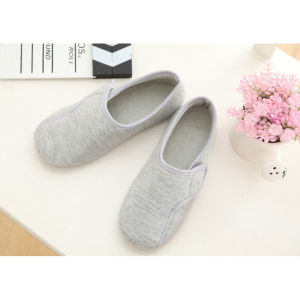 Free Shipping Spring And Autumn Cotton Slippers Simple And Loose-Fitting For Women Suitable For Home Wear Postpartum Use Indoor Wear With A Wrapped Heel And Designed For Women