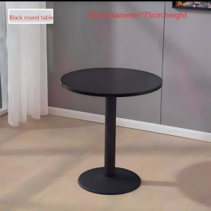 Minimalist Round Side Table Small Tea Coffee Table Simple Home Table for Sofa Corner Bedroom Balcony