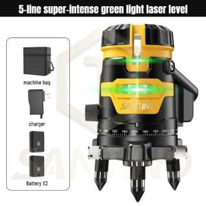 High-Precision 5/12/16 Line Laser Level Green Light 4D Self-Leveling 360° Rotary Cross Auto Measuring 12 16 Line Green Light Laser Level Auto Measurement Tool 激光水平仪