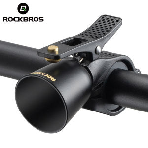 ROCKBROS Retro Copper Bicycle Bell Clear Loud Sound Waterproof MTB Mountain Bike Ring Horn Trophy Shape Safety Cycling Warning Alarm