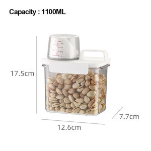 Food storage containers Boxed upside down Kitchen storage jars Sealed dry grain jars are waterproof and moisture-proof