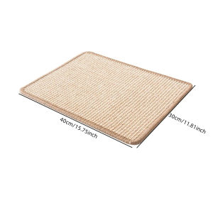 Hateli đồ chơi cho mèo cào sisal tấm bảng Kitten Scratch placemat cho làm sắc nét móng tay scraper mèo Cây cột cho mèo cào Thảm sofa vỏ bọc đồ nội thất màu ngẫu nhiên 30x40cm 40x60cm 50x80cm