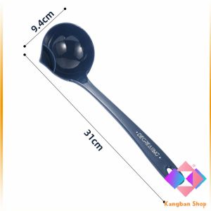 KANGBAN  กระบวยพลาสติกหนาอย่างดี คุณภาพดี กระบวยสุกี้ช้อนพลาสติกคุณภาพดี Spoon with oil filter