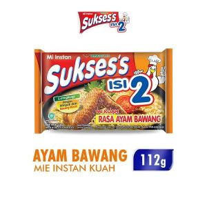 Mie / Instant Noodle Sukses / Suksess / Suksess isi 2 pcs Varian Goreng Ayam Geprek Rendang Ayam Kecap Ayam Kremes Goreng Aceh Ayam Bawang Kari Ayam Soto Mie