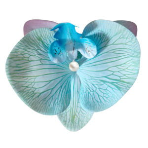 JR-A013 Jepit Bunga Hiasan Rambut Wanita Anggrek Kupu-Kupu Hairclip Flower Orchid Korean Style Aksesoris