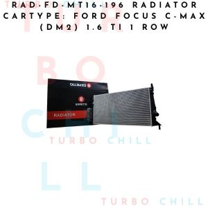 RAD-FD-MT16-196 RADIATOR CARTYPE: FORD FOCUS C-MAX (DM2) 1.6 Ti 1 ROW