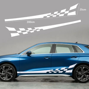 SDSXCar Decals Stickers for Outside of CarRacing Side Stripe Stickers for CarVinyl Decals for VehiclesCar Side GraphicsFYK