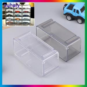 xuhaiy 1 Piece xe hộp hiển thị trong suốt chống bụi Stackable hộp lưu trữ mà không cần xe diecast mô hình trẻ em hợp kim Xe mô hình hộp lưu trữ