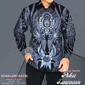 Kemeja Batik Pria Lengan Panjang | Hem Cowok Lapis Furing Katun Halus Premium | Baju Batik Laki-Laki Dewasa