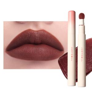 JUDYDOLL Cushion Matte Lip Cream Hydrating Matte Lipstick with Tripeptide & Squalane Lip Line Blurring Velvet Lip Mud Smudge-ProofLong-Lasting Non-craked(G201 Maple Amber)