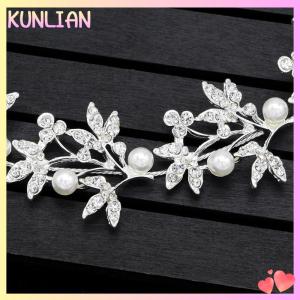 [KUNLIAN] Bendable Bridal Hair Vine Wedding Headband Hair Accessories
