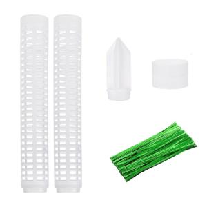 Lưới mắt cáo tưới nước lưới rêu lưới có thể xếp chồng lên nhau Cột nhựa cây thì là màu xanh lá cây rập khuôn cột vườn