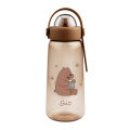 Miniso We Bare Bears Plastic Cool Water Bottle w/ Deco 600ml. 