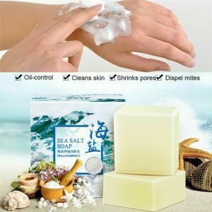 100g Dermcare Goat Milk & Sea Salt Soap: Pore Cleansing & Acne Treatment