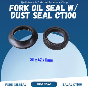 FRONT FORK OIL SEAL W/ DUST SEAL BAJAJ CT100