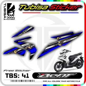 Sticker Striping Variasi Beat Esp/Street - Stiker Striping Variasi Motor Beat Esp/Street . TBS.41