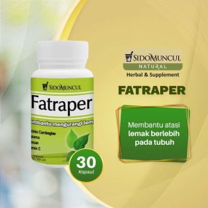 Sido Muncul Natural Fatraper 30 Kapsul - Membantu Mengurangi Lemak Tubuh