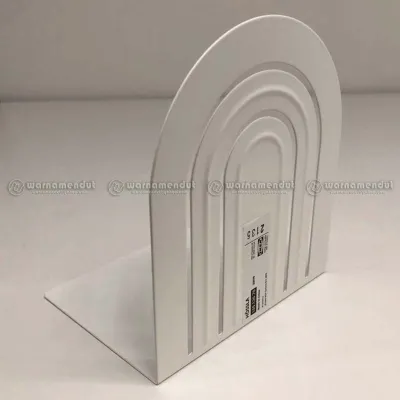 Penahan buku organiser penyangga buku besi 15x13cm WMO IK670