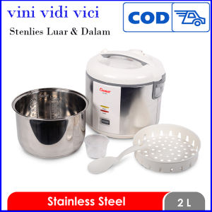 COSMOS CRJ 9303 Rice Cooker 2Liter 3in1 STENLIES LUAR DALAM