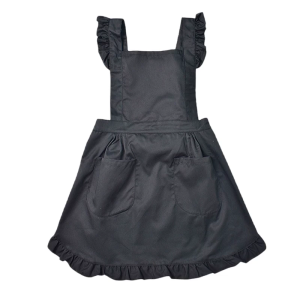 Cotton Apron with Pocket Women Kitchen Apron Adjustable Cooking Apron for Cooking Baking Gardening Restaurant Cafe