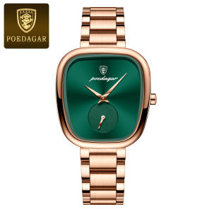 POEDAGAR Luxury Watch for Woman Waterproof Stainless Steel Quartz Ladies Watch High Quality Elegant Female Clock
