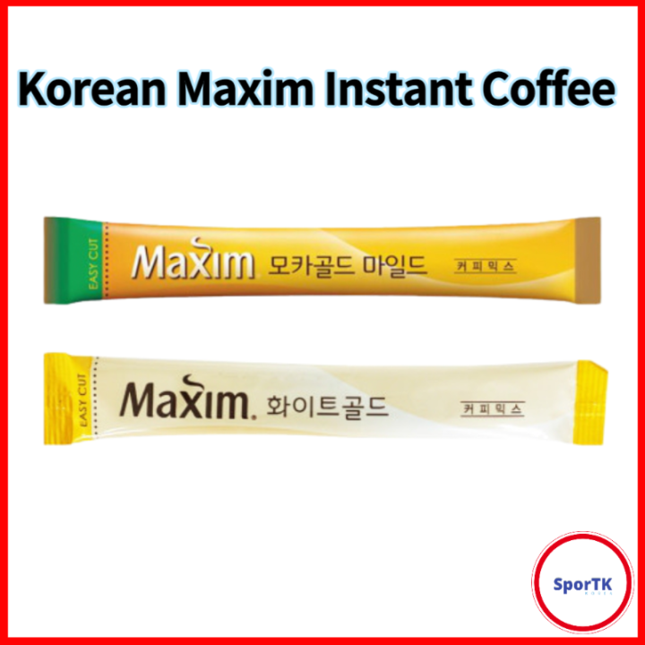 Maxim Korean Instant Coffee 5T/10T (Mocha Gold Mild / White Gold) Lazada