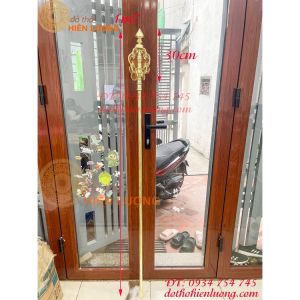Gậy tích trượng bằng đồng Chiều dài gậy làm theo ý khách (Có thể xoáy tháo rời thân tiện mang lại)