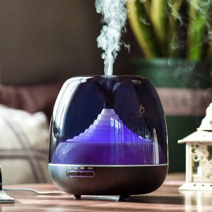 UNHO 400ML เครื่องเพิ่มความชื้น เครื่องอโรม่า Led Aromatherapy Diffuser 7 สี สามารถตั้งเวลาได้