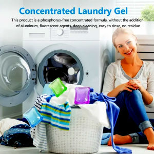 10 PCS Sabun Deterjen Detergent Cair Laundry Gel Ball Magic Pods Beads Liquid Soap Ajaib Cuci Pewangi Pelembut Baju Pakaian Mesin Cuci