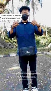 Hand bag clutch bag Tas selempang pria wanita Neisda premium 100%anti air pouch bag