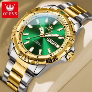 Hot Selling New OLEVS Watch For Mens Original Branded Mens Luxury Business Casual Quartz Clock Waterproof Date Luminous