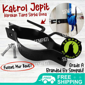SEMPATI Klem Tali Katrol Gantangan Burung Perkutut Klem Besi Untuk Ikat Tali Katrol Sangkar Burung Perkutut Klem Ikat Tali Tiang Bendera