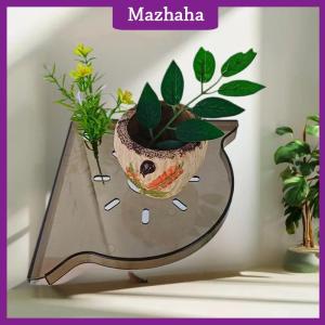 Mazhaha Fish Tank Corner Storage Rack Punch-free Storage Rack Fish Tank Top Landscape Bracket Hydroponic Green Plant Tray