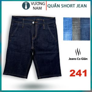 Quần short jean nam chất bò TÚI XÉO LOẠI XỊN co giãn tốt bền màu không phai TẬN XƯỞNG cao cấp VNO129