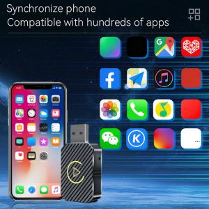 Plug & Play Bluetooth Adapter for Carplay and Android Auto - Easy Setup for Your Car