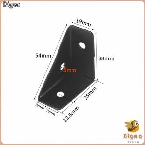 Digeo Triangle Thickened Furniture Corner Connector Brace Support Bracket Fastener