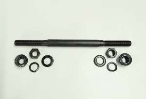 Bicycle Rear Black Solid Axle Sealed Bearing Type 180mm Fixie Hub Sealed Bearing 6000/6200 JLDR