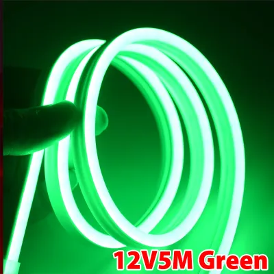 5M/12V LED Strip Lighting Waterproof LED Flexible Light Strip Outdoor Led Neon Strip Light DIY Cutable