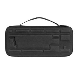 Protective Hard Shell Carrying Case For 75% 84 Key Keyboards With Convenient Storage For Cable And Mouse