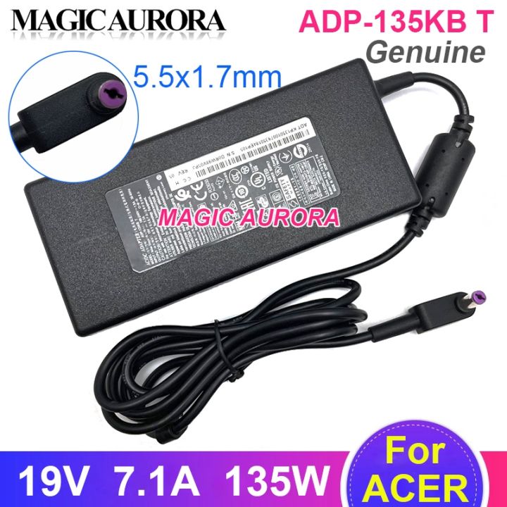 Genuine For ACER ADP-135KB T 135W Charger 19V 7.1A AC Adapter For ACER ...