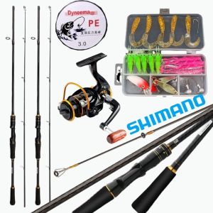 Fishing Rod Set Durable Metal Fishing Rod Fishing Set Fishing Line Bait Fishing Reel