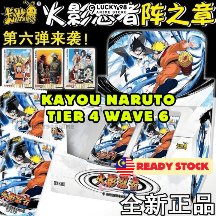 KaYou Naruto Tier 4 Wave 6 Original Card Official T4W6 Sealed Box