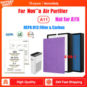 For A11 Filter (not for A11i) Replacement H13 4-IN-1 True HEPA & Activated Carbon Filtration FilterFast shipping