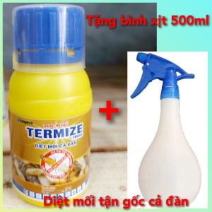 Free Ship - Thuốc diệt mối trừ mối tận gốc Termize 50ml Malaysia diệt mối lây nhiễm cả đàn (mua 1 chai tặng 1 bình xịt 500ml)