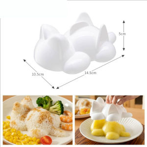 YESPERY Cute Sushi Tools Creative Cat Shape Rice Molds Kids Rice Mashed Potato Pumpkin Mash Baking Supplies Kitchen Gadgets